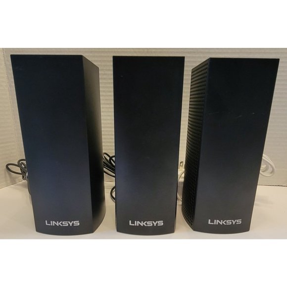 LINKSYS WHW03 Black MESH Home WiFi, Bundle of 3, Pre-Owned - Picture 1 of 6